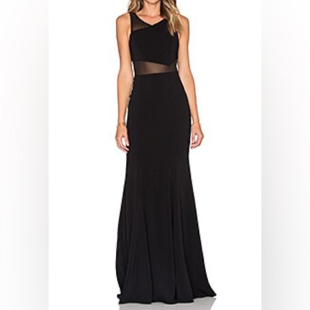 Jay Godfrey Rogers Black Maxi XS 0 Gown Evening Dress